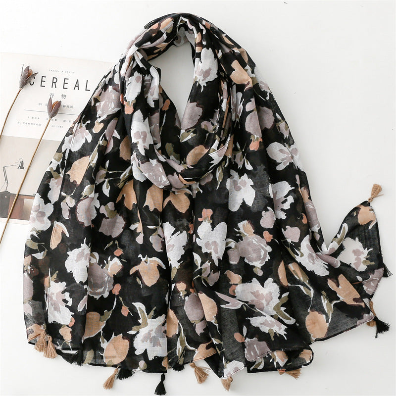 Creative Chinese Style Cotton And Linen Scarf SL2409021 180X88CM