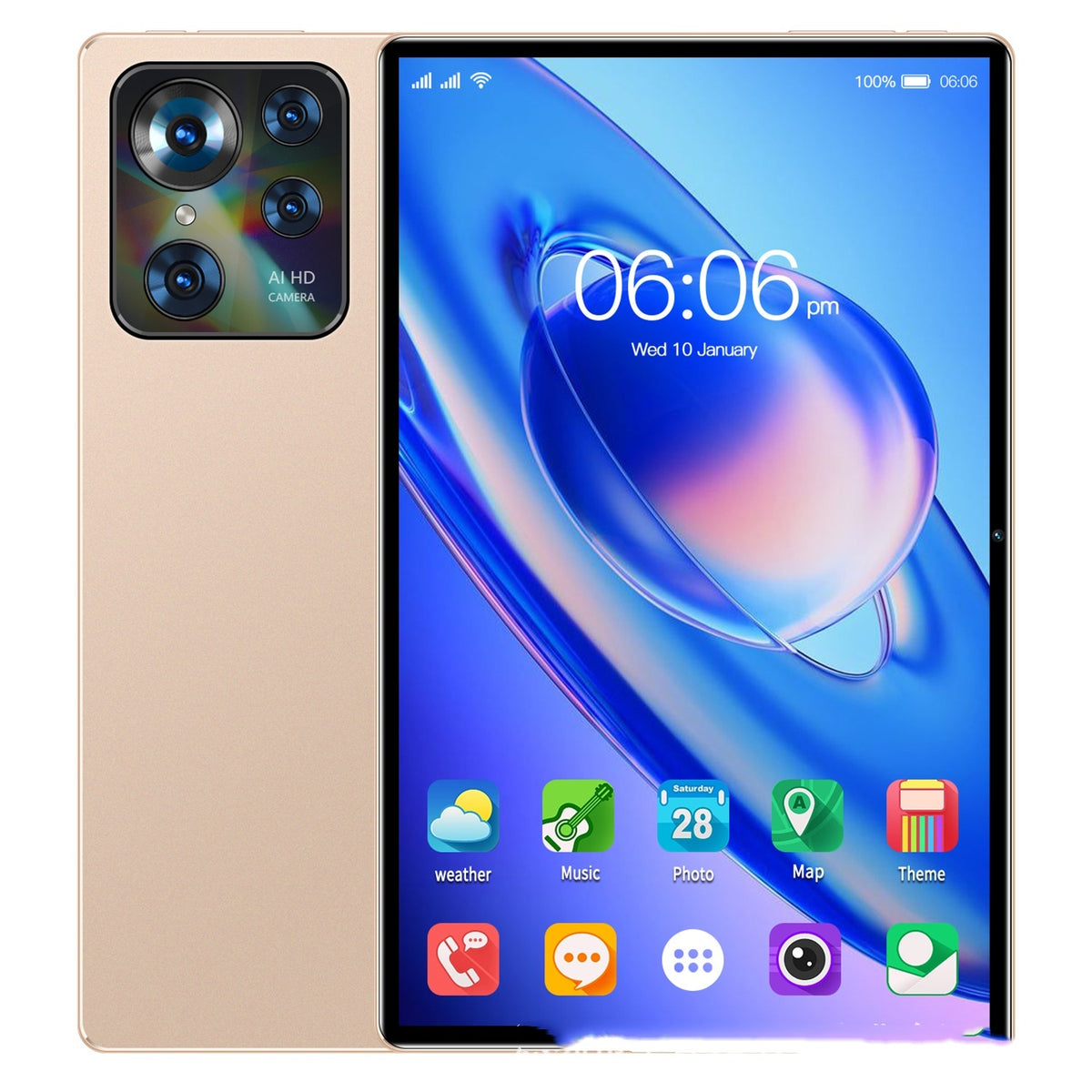 10-inch Tablet PC Smart Call Google Edition Gold