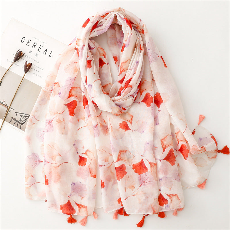 Creative Chinese Style Cotton And Linen Scarf SL2408013 180X88CM