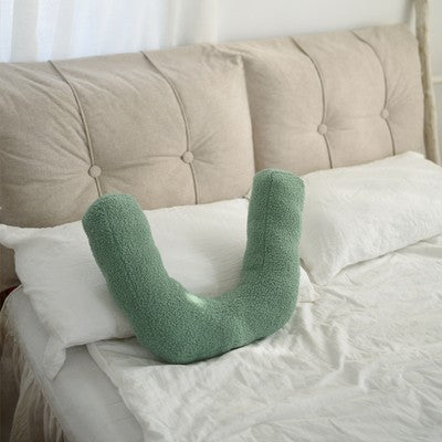 26 English Letters Pillow Sofa Cushion Shooting Props U About 38x30cm