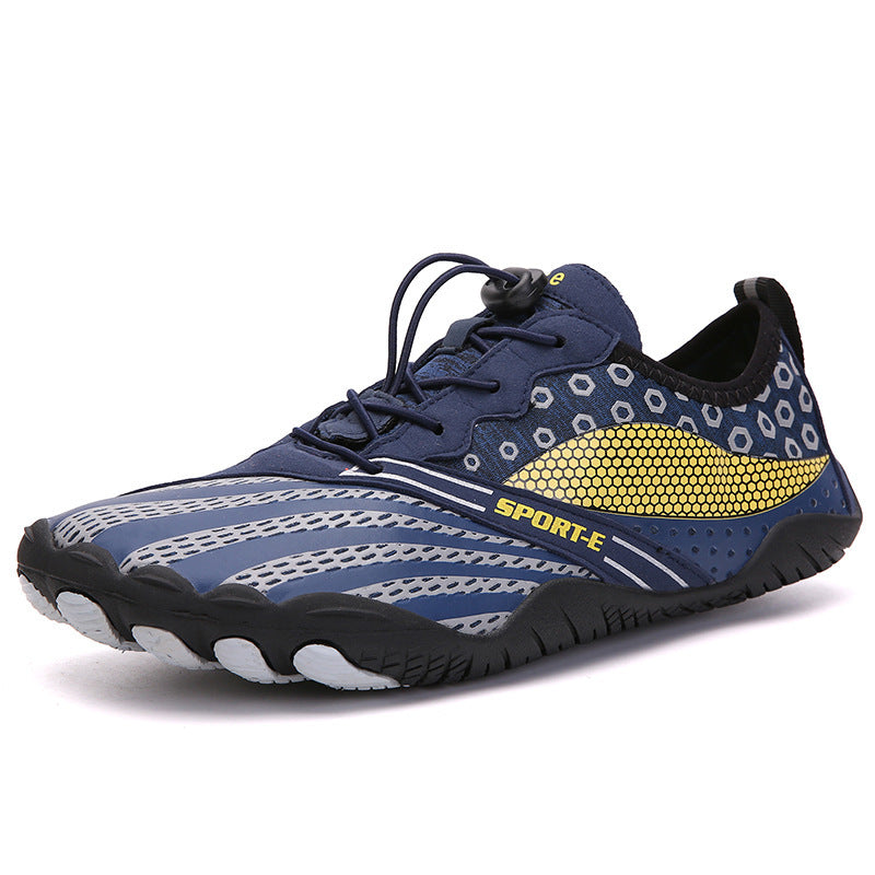 New Cross-border Five-finger Shoes Diving Fishing Couple Outdoor Wading River Upstream Shoes Blue