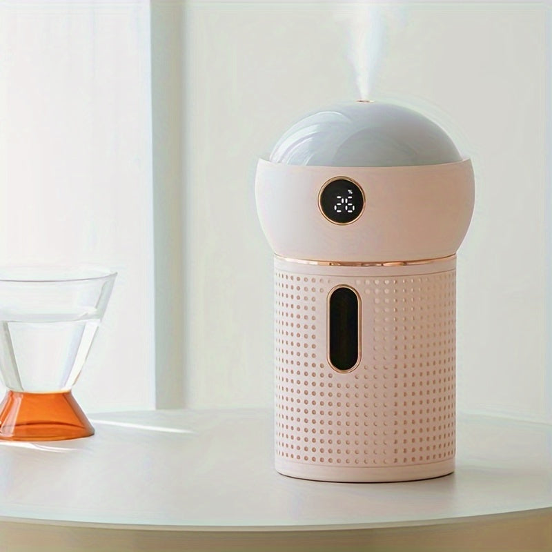 Projection Humidifier Household Bedroom Large Capacity Atmosphere Light Aromatherapy Machine Spray Humidifier Pink