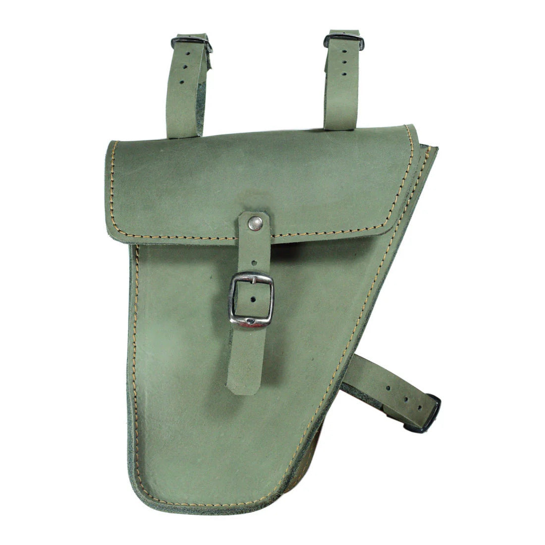 European And American Cycling Outdoor Bicycle Triangle Change And Mobile Phone Bag Green