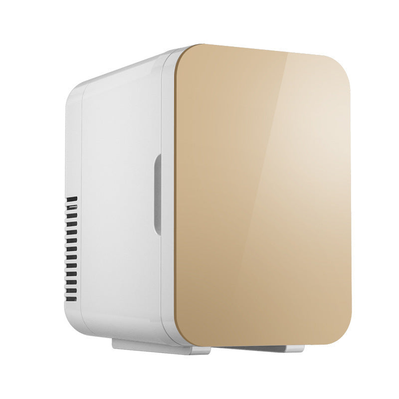 Car Mounted Household Dormitory 6L Small Refrigerator Insulation Gold European Standard 185x245x270MM