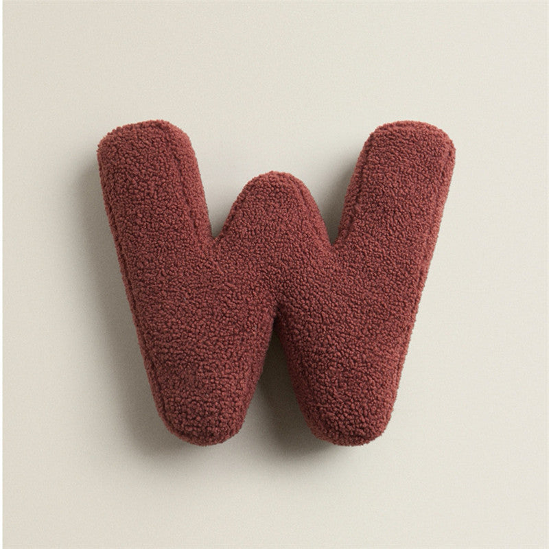 26 English Letters Pillow Sofa Cushion Shooting Props W About 38x30cm