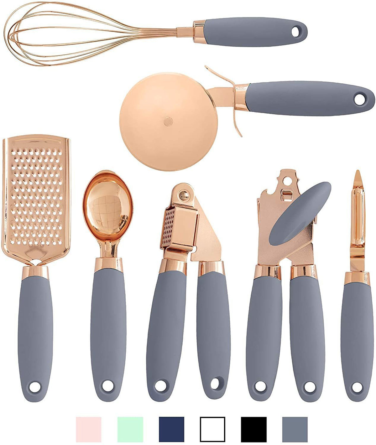 Stainless Steel Kitchen Gadgets 7 Piece Set Grey 7piece set