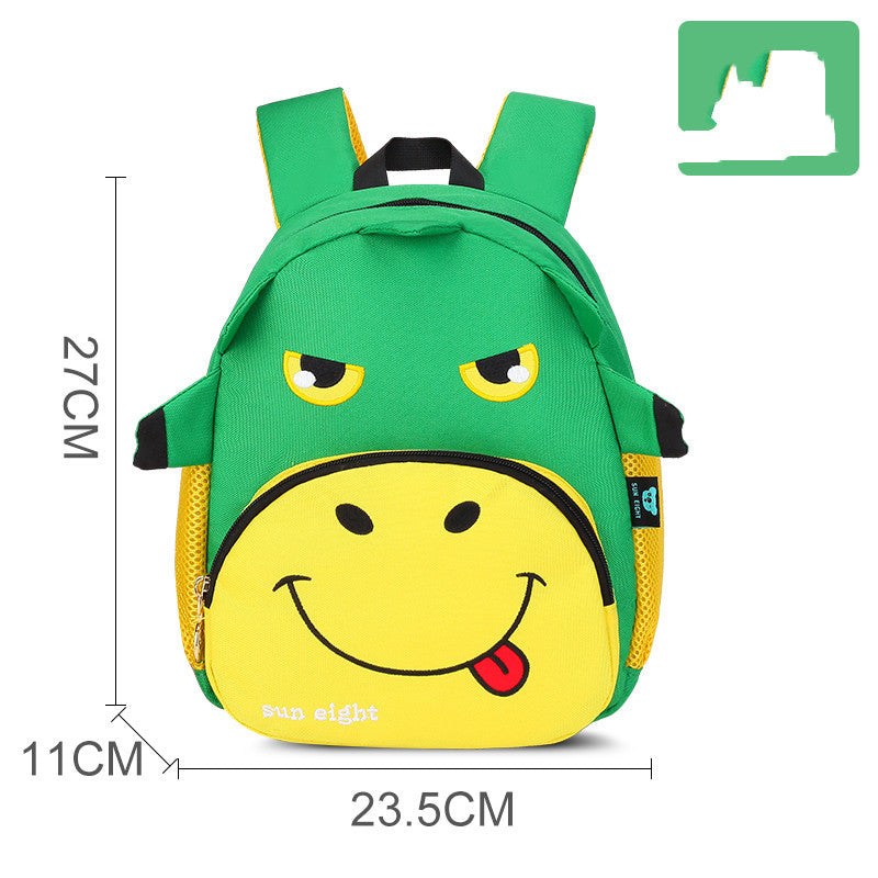 Cute Cartoon Shoulders Baby Lightweight Backpack Elementary School Schoolbag 6colour