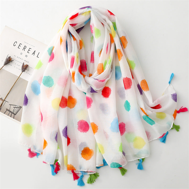 Creative Chinese Style Cotton And Linen Scarf SL2401013 180X88CM