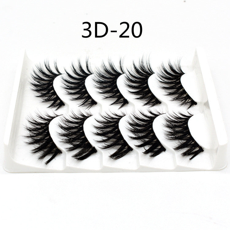 Handmade chemical fiber false eyelashes 3D20