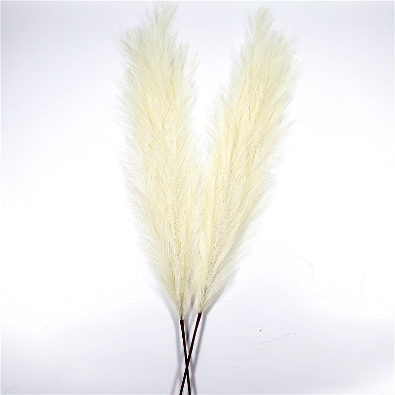 Window Decoration Long 110 Cm Pampas Natural Simulation Reed Grass Pampas Cream 1PC