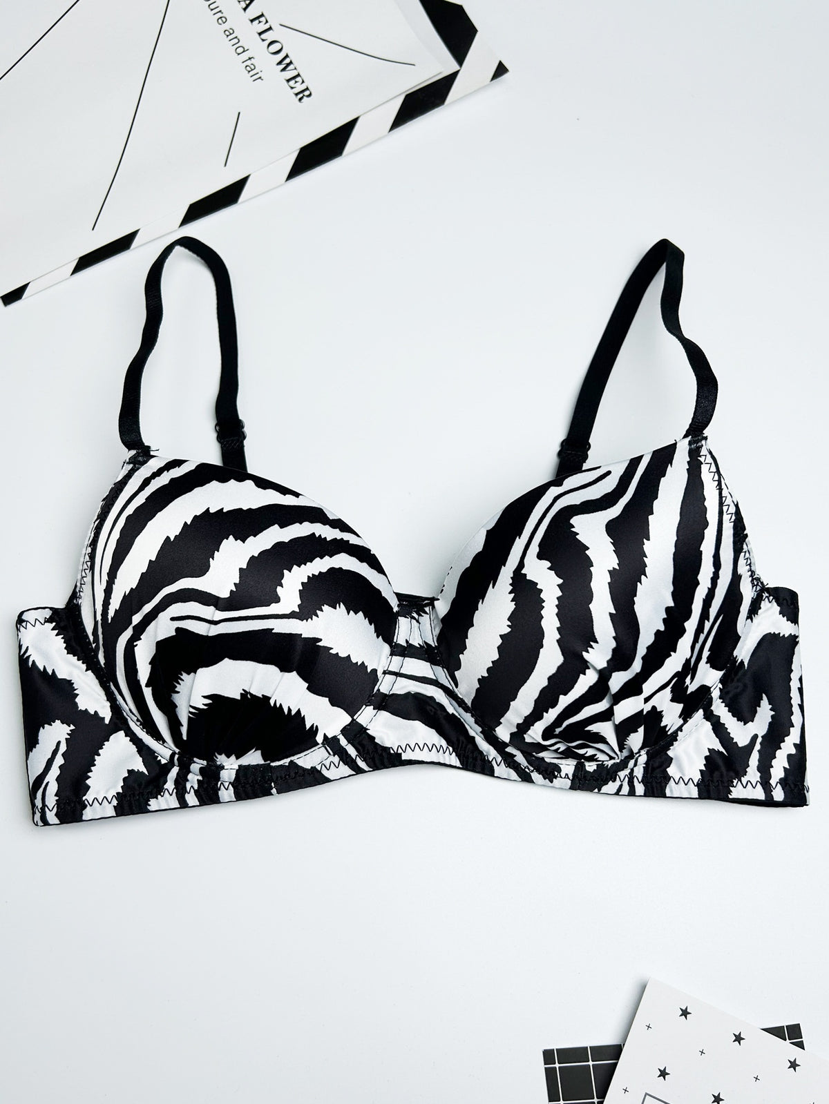 Sexy Zebra Push Up Women's Bra