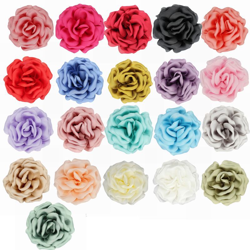 Elegant Business Suit Accessories Big Flower Sweater Brooch