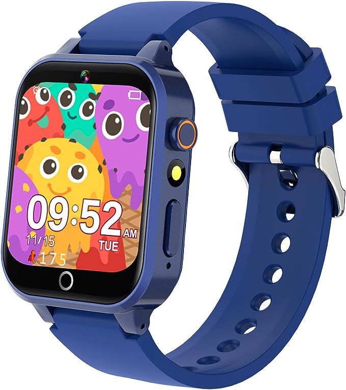 X33 Multi-language Play Music Recording Alarm Clock Game Smart Watch Dark Blue