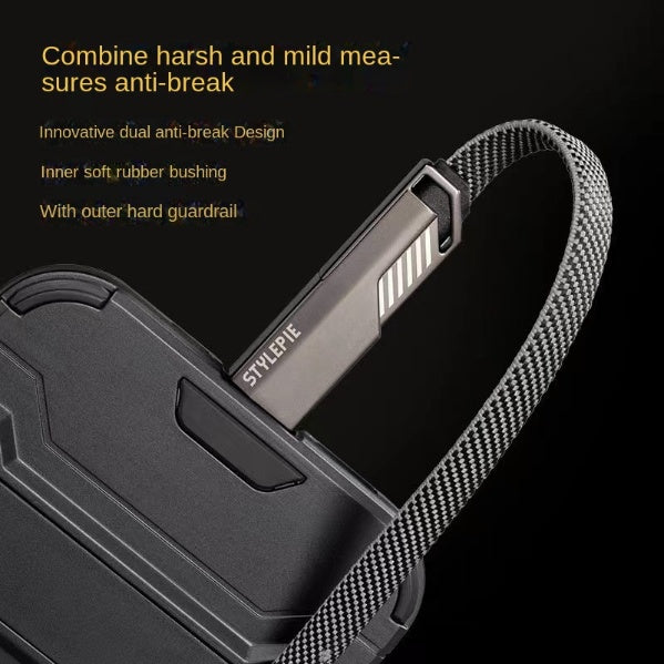 Style Pie Rope Four-in-one Data Cable Type-c