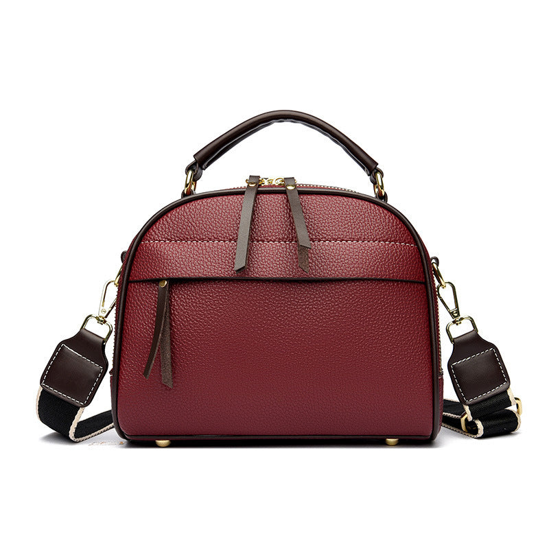 Portable Spring And Summer Bags Women Burgundy