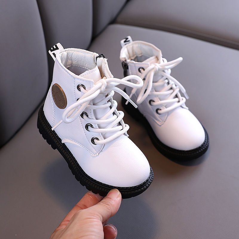 Baby And Cashmere Martin Booties White plus velvet