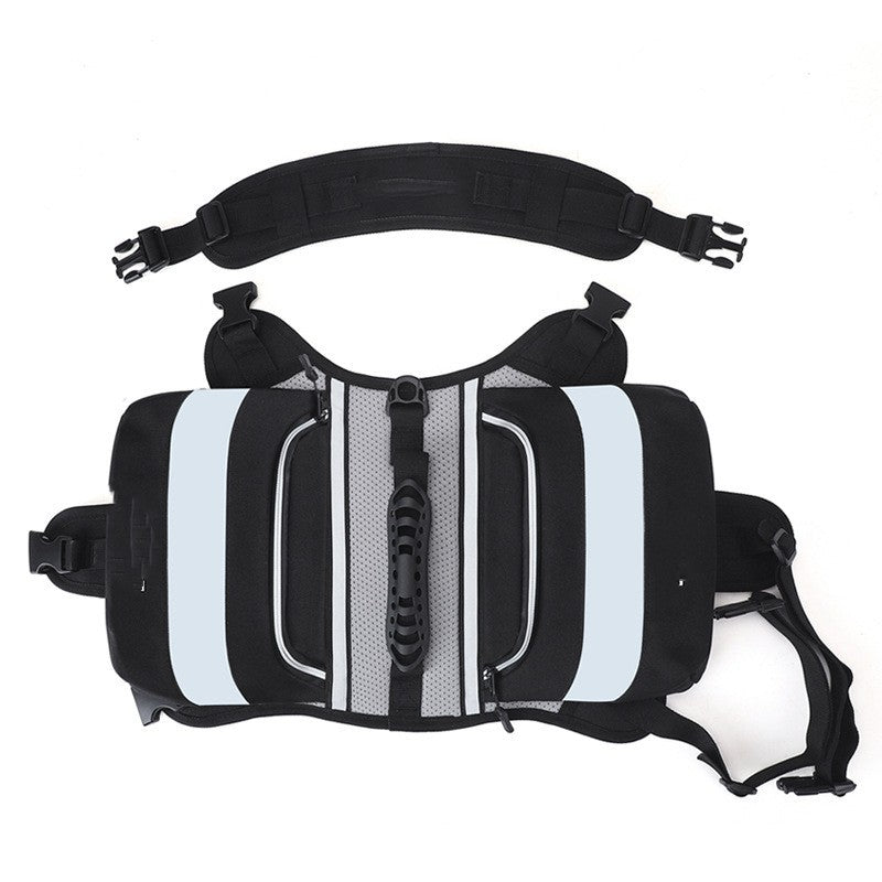 Outdoor Large Dog Backpack For Pets Black