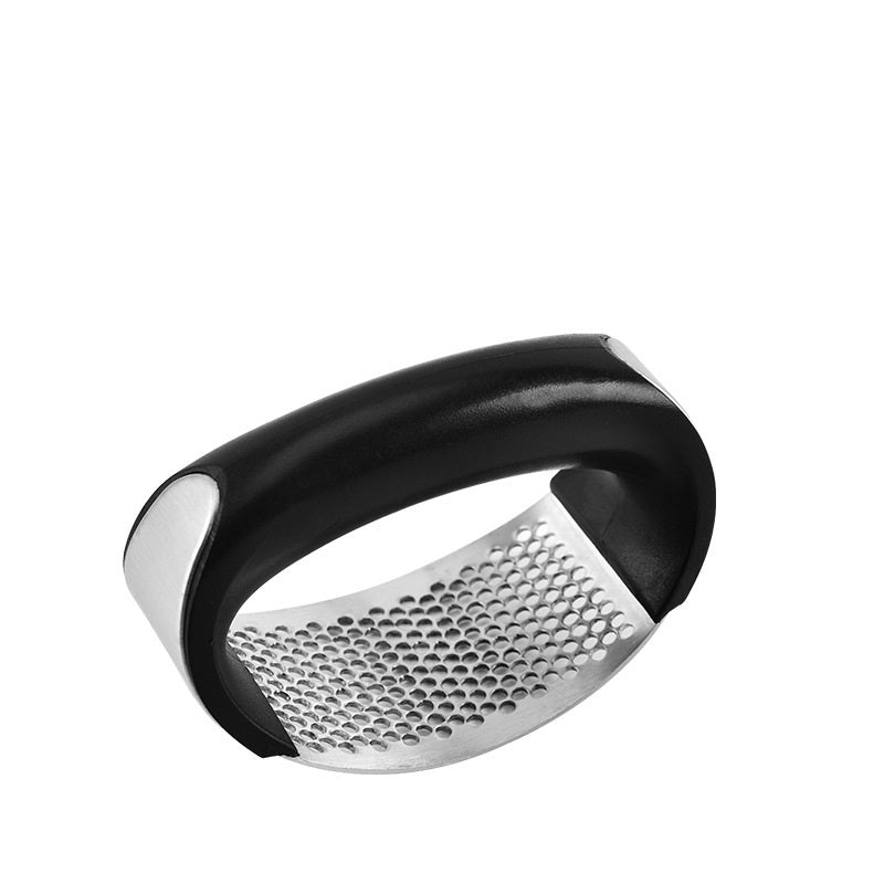Stainless Steel Garlic Masher Garlic Press Household Manual Curve Fruit Vegetable Tools Kitchen Gadgets Black