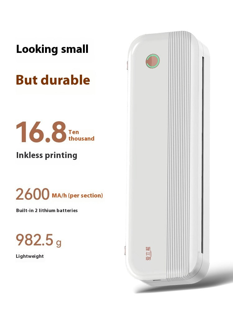 Ailixiong P40 Small Mini Ink-free Office Portable A4 Thermal Printer