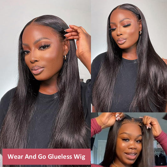 Glueless Wig Human Hair Straight Wig