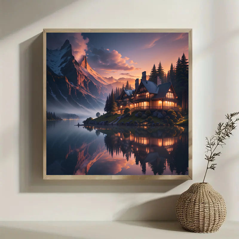 5DDIY Diamond Painting Set - Full Diamond Round Water Diamond Art Code130