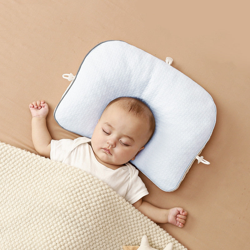 Baby Head Shape Correction Pillow Blue