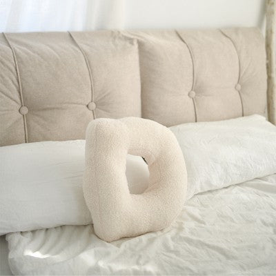 26 English Letters Pillow Sofa Cushion Shooting Props D About 38x30cm