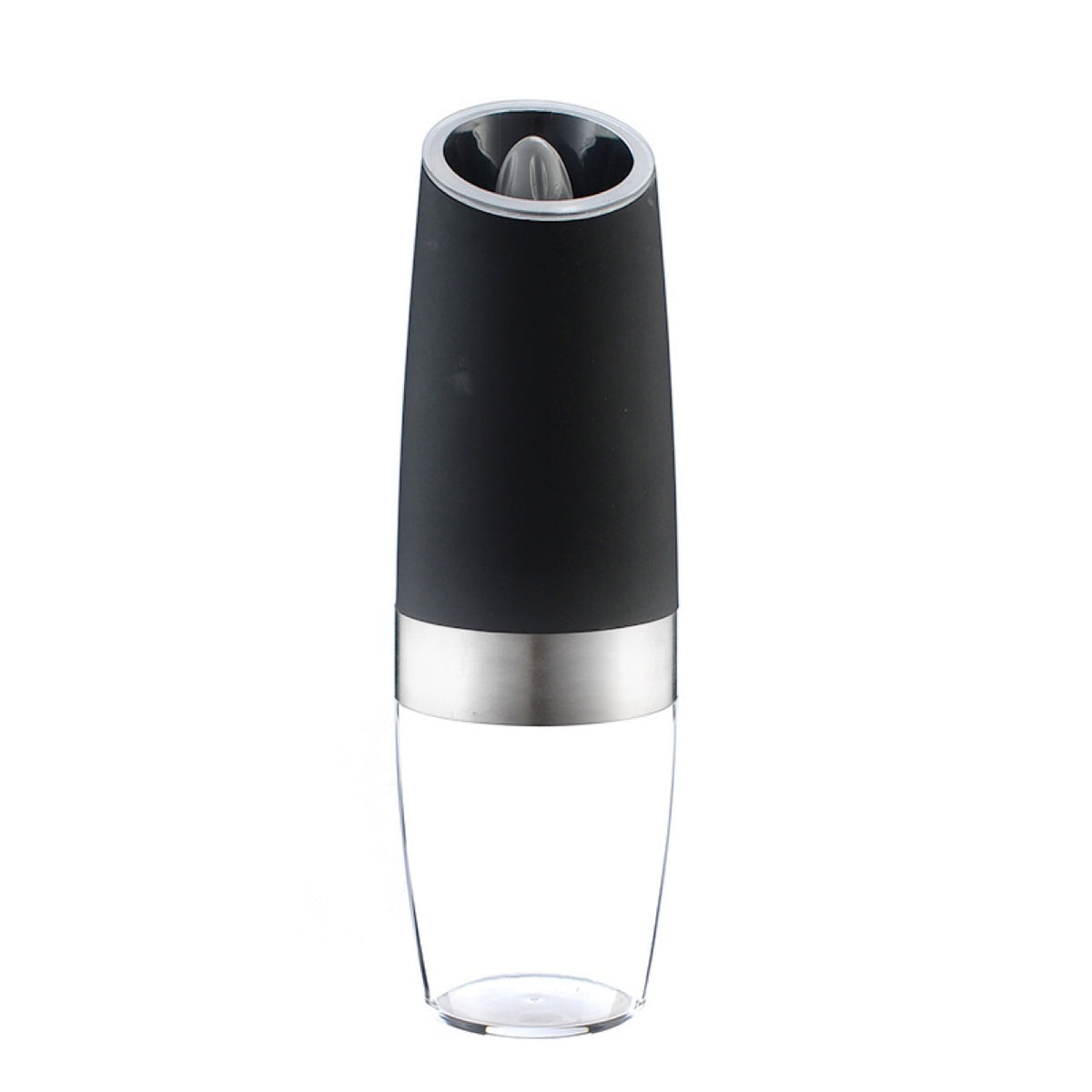 Electric Gravity Pepper Grinder Salt Grinder Adjustable Coarseness Black