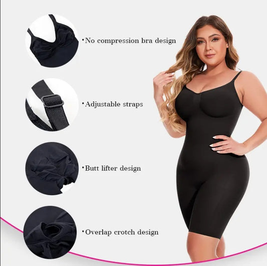 Dropship SEAMLESS Postpartum Abdomen Shapewear Sculpting Short Mid Thigh Slimming Body Shaper For Women Tummy Control Slimmer