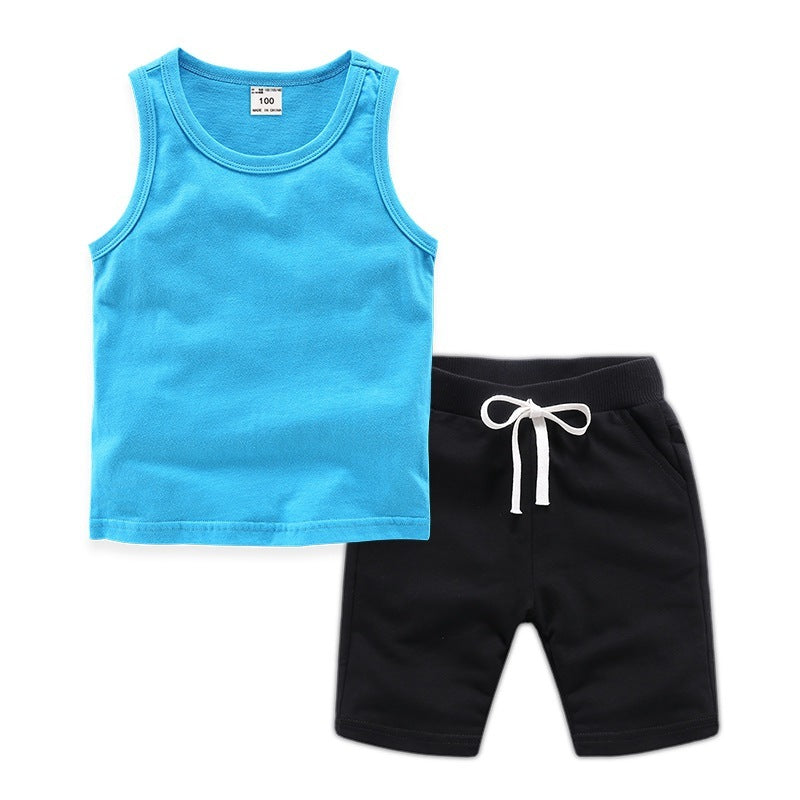 Children's Clothing Suit Customization Lake Blue
