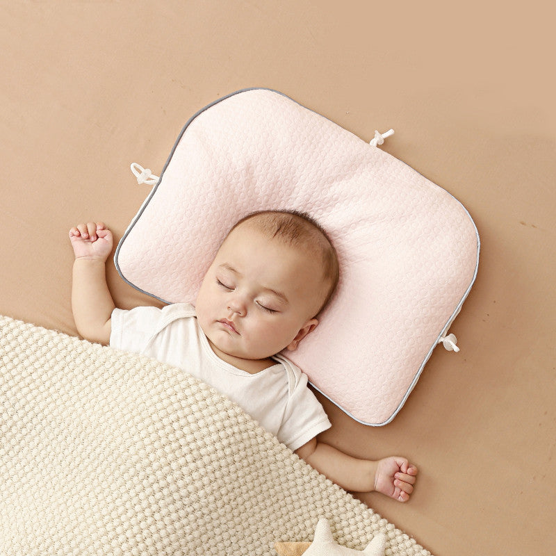 Baby Head Shape Correction Pillow Pink