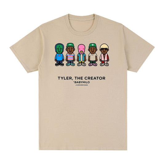 Hip Hop Rapper Vintage T-shirt Cotton Men T Shirt