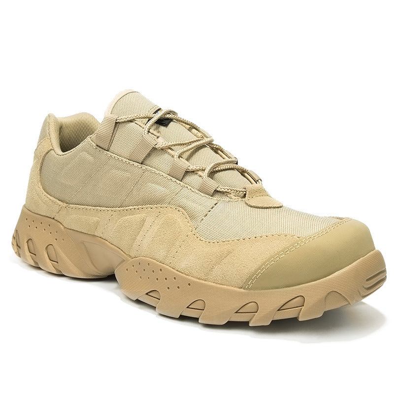Outdoor Hiking Shoes Training Military Fan Combat Shoes Military Fan Boots Sand color