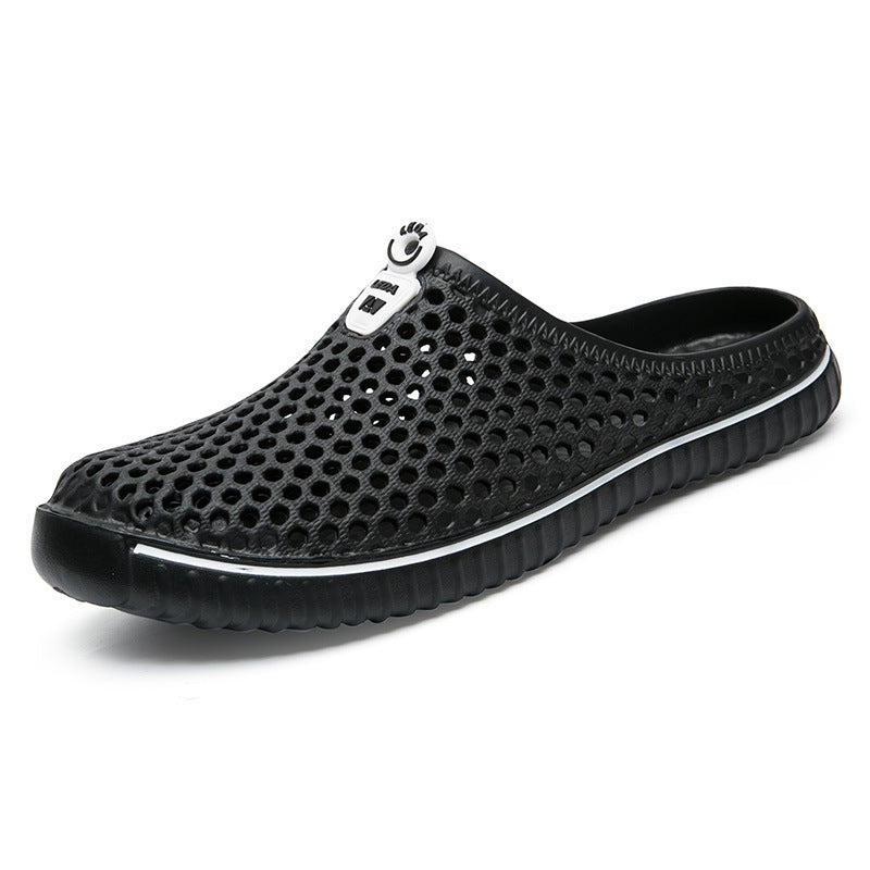 Men&Women Waterproof Aqua Sandals Summer Soft Shoes Black