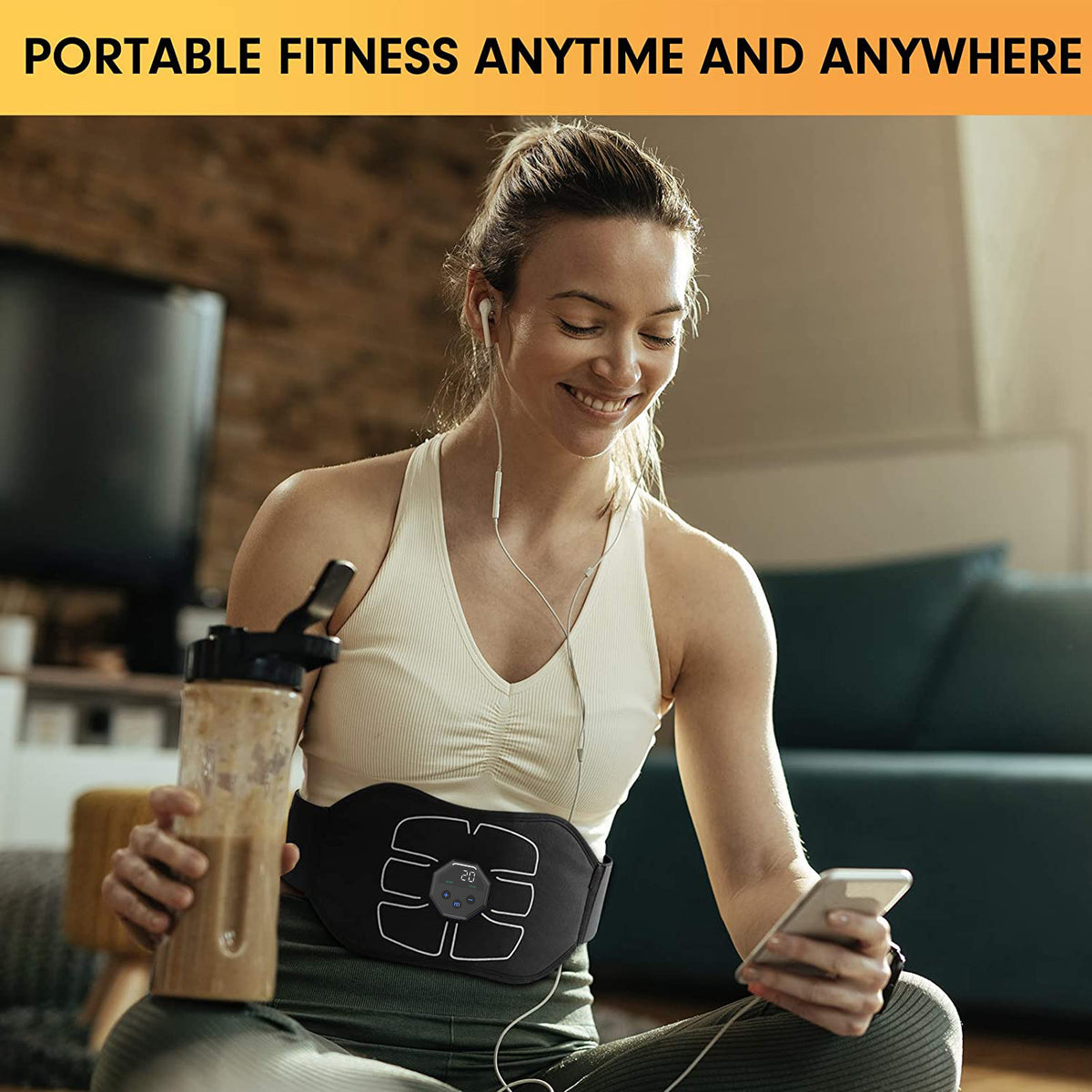 Lazy Man Abdominal Muscle Pad - Abdominal Strengthening and Toning Machine