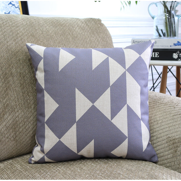 Nordic Color Geometric Throw Pillows Q4676 45x45cm
