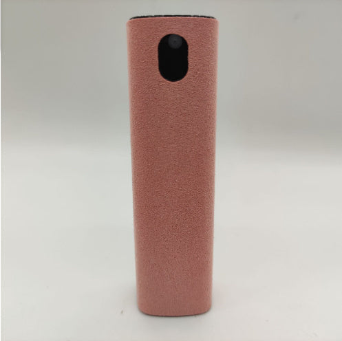 2 In 1 Phone Computer Screen Cleaner Kit For Screen Dust Removal Microfiber Cloth Set Pink 2pc