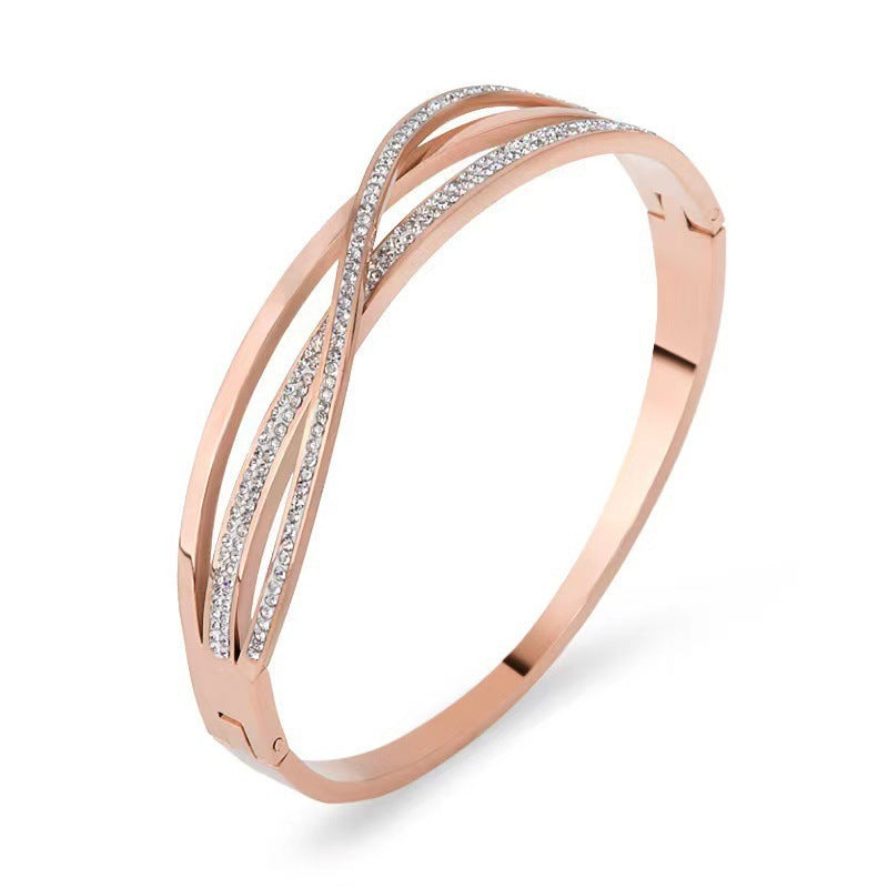 Niche Rose Gold Cold Style Bracelet 1Style Rose Gold