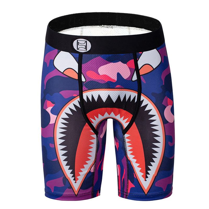 Cartoon Printed Boys Boxers Men Sports Underwear P10