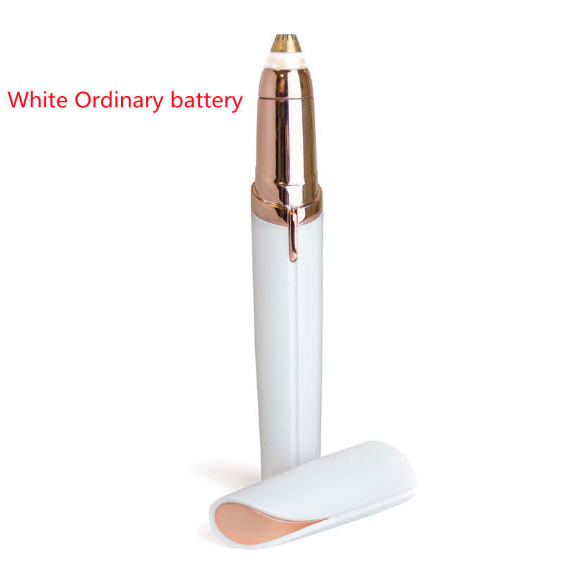 Flawlessly Brows Electric Eyebrow Remover White Ordinary battery