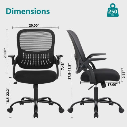 Tall Office Chair For Standing Desk With Adjustable Foot Ring,Counter Height Office Chairs BlackMovable Armrest
