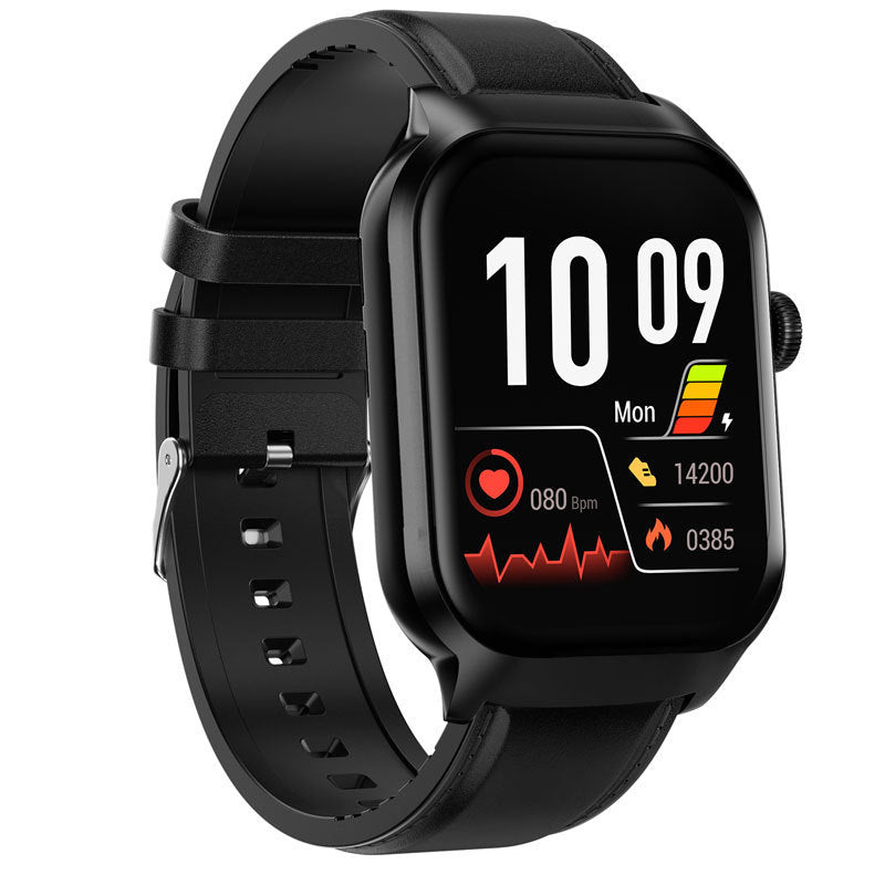 G43 Blood Oxygen Body Temperature Heart Rate Sleep NFC Multi-function Smart Watch Black