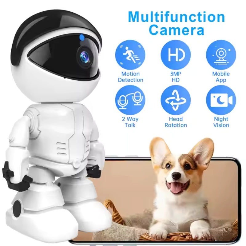 WESECUU Smart Robot WiFi IP Camera 1080P HD Baby Monitor & Home Security