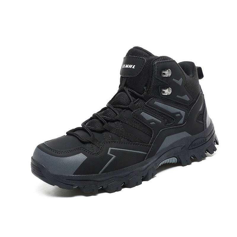 Hiking Same High-top Outdoor Shoes Sneaker Black