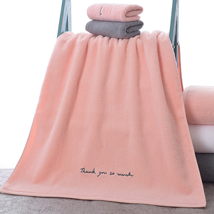 Home Couples Bathing Large Towel Pink 150x70