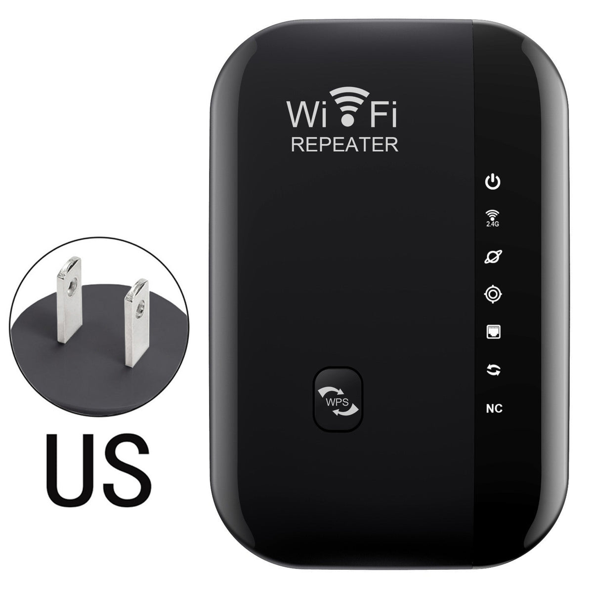 WIFI Signal Wireless Routing Network Extender Launch Enhancement Black Third Generation US