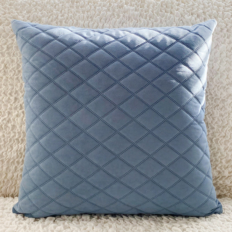 Living Room Home Pillows With Fabric Art Velvet Cushions Blue 45X45cm pillowcase