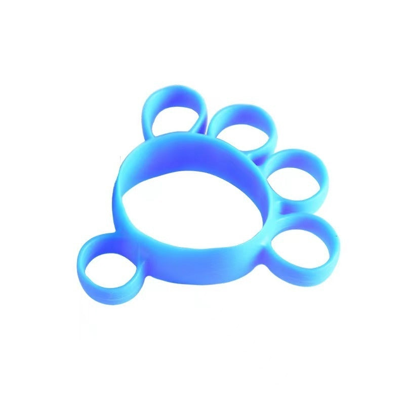 Four-finger Thorn Ball Primary Grip Training Soft Ball Massage Ball Blue Silicone Case