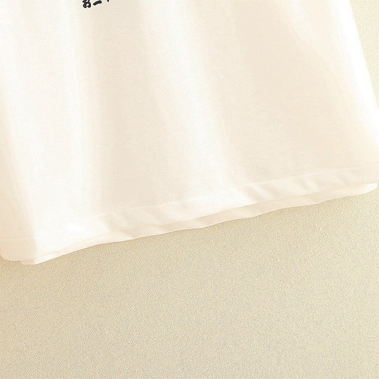 Cute Ladies Short Sleeve Hoodie Party Cat