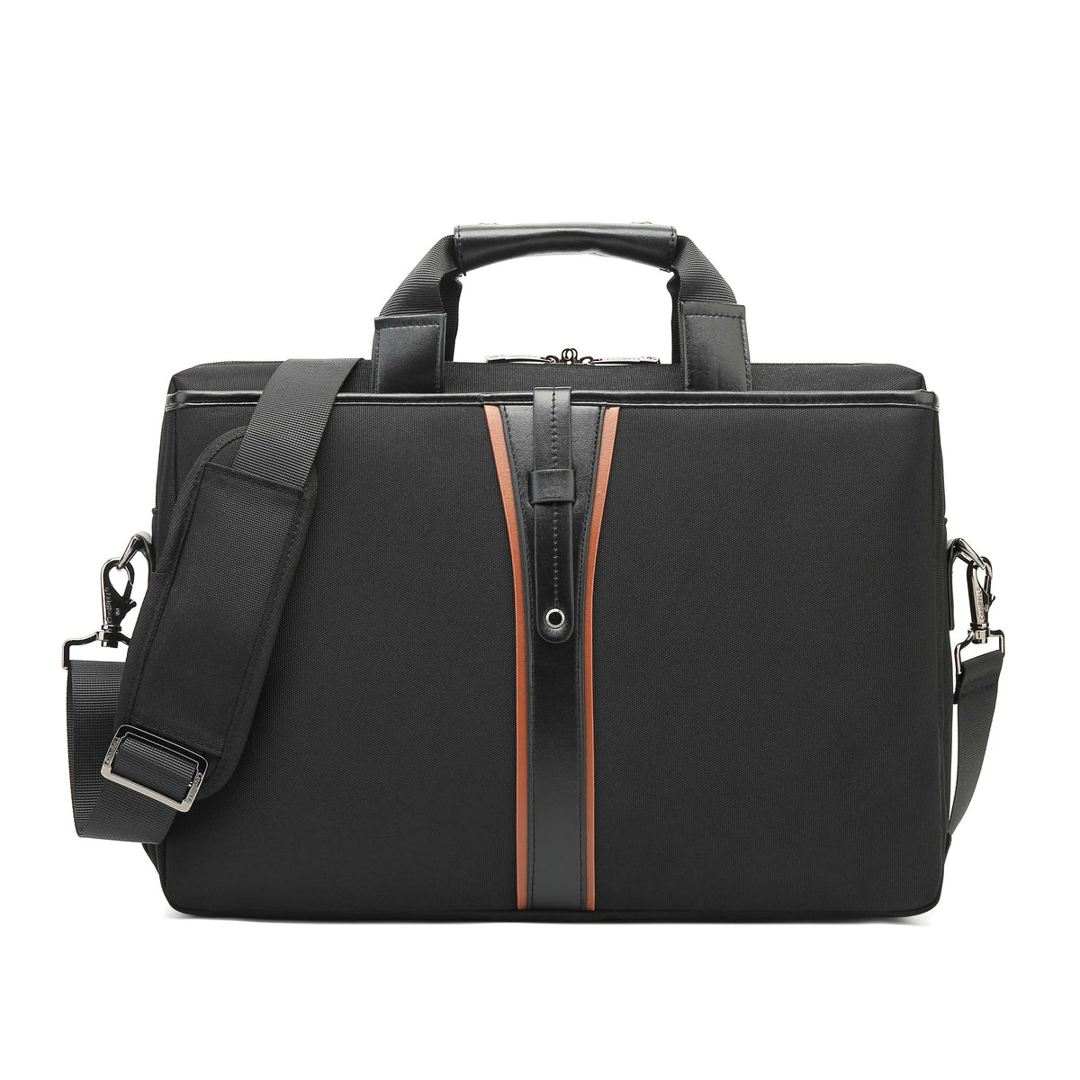 Business Large Capacity Single-shoulder Laptop Backpack Black 15 Inches